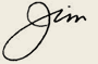 Jim's signature
